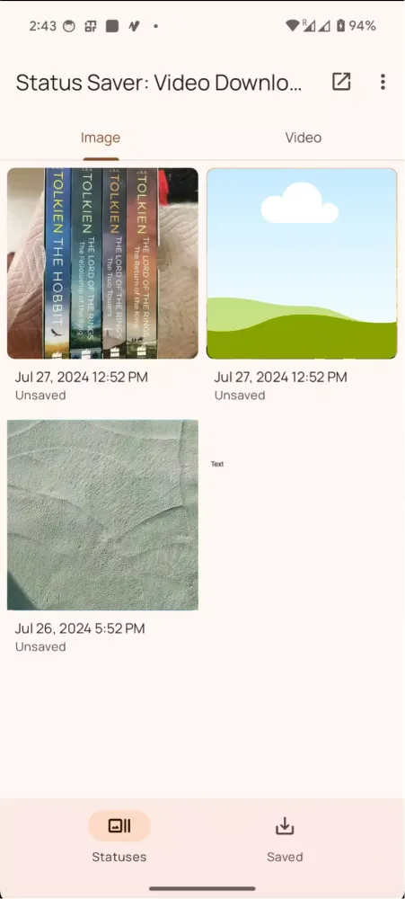 Captures d'écran de Status Saver: Video Downloader
