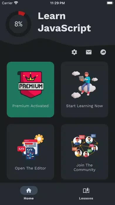Learn JavaScript w/ Editor スクリーンショット