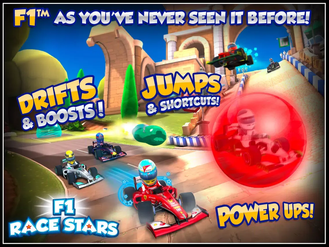 F1 Race Stars™ iPad 스크린샷