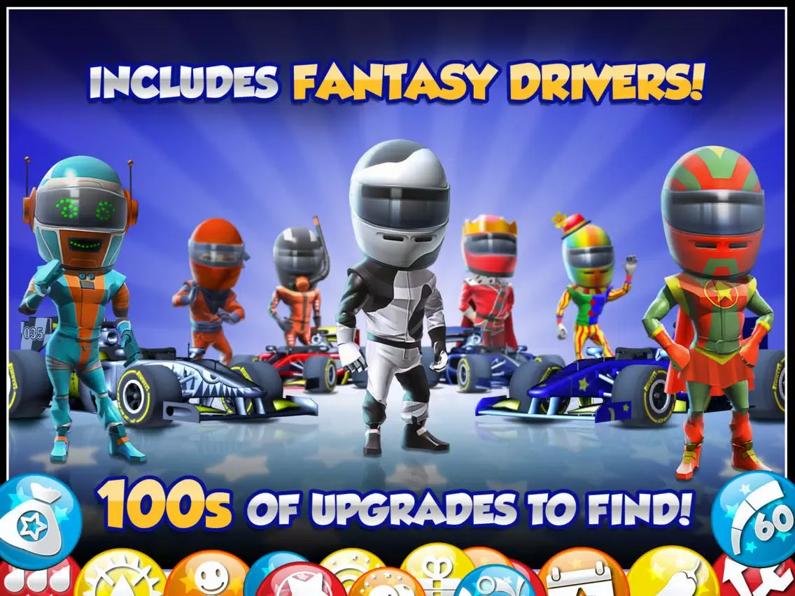 F1 Race Stars™ iPad 스크린샷