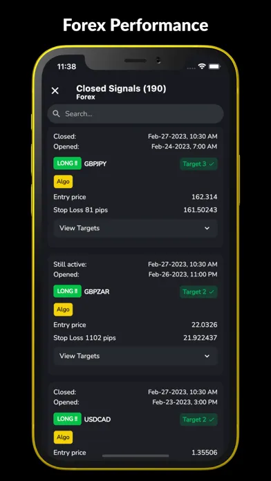 Signalbyt: AI Trading Signals Screenshots