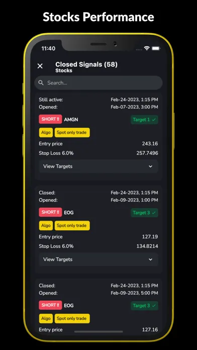 Signalbyt: AI Trading Signals Screenshots
