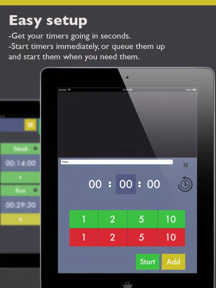 Countdown Clock Lite - Free Multi Timer iPad 스크린샷