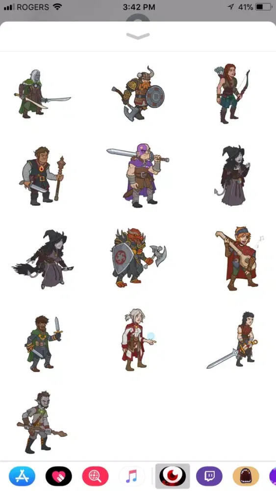 Idle Champions Sticker Pack Ekran Görüntüleri