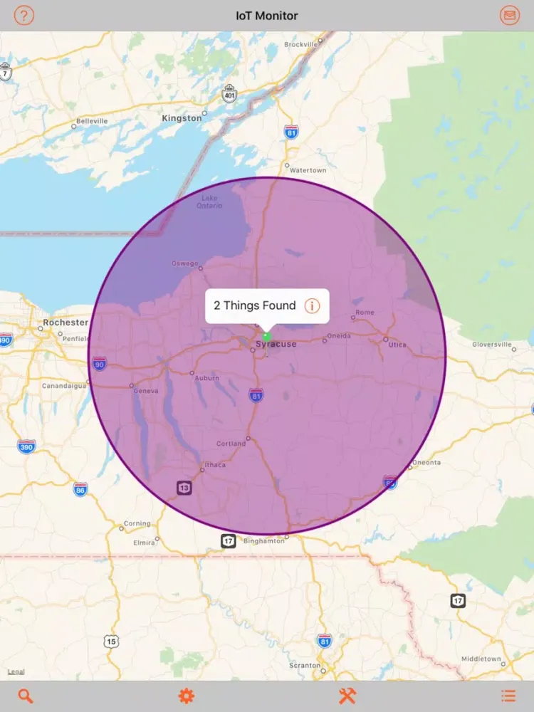 تصاویر IoT Monitor and Control iPad