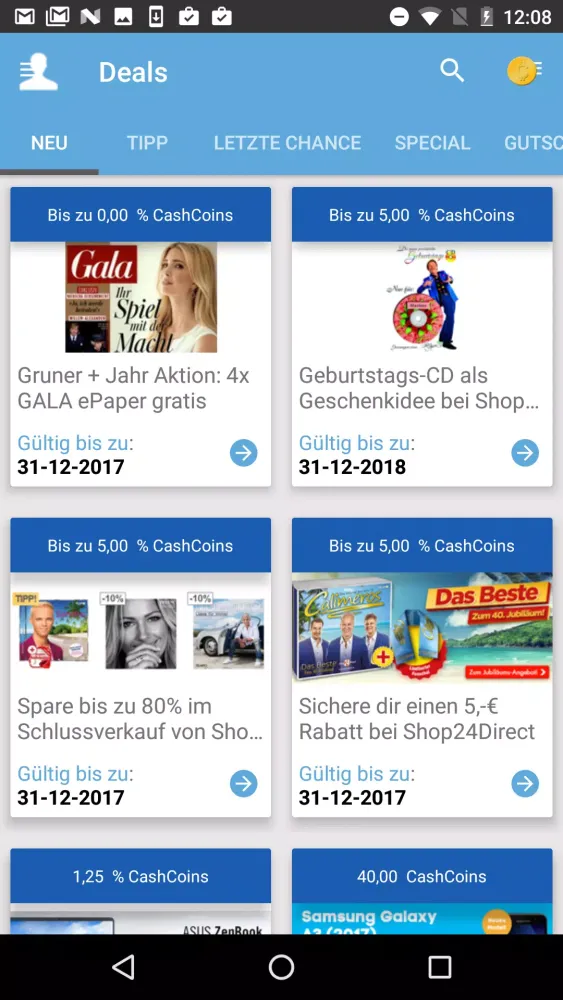 MeinungsClub.de Screenshots