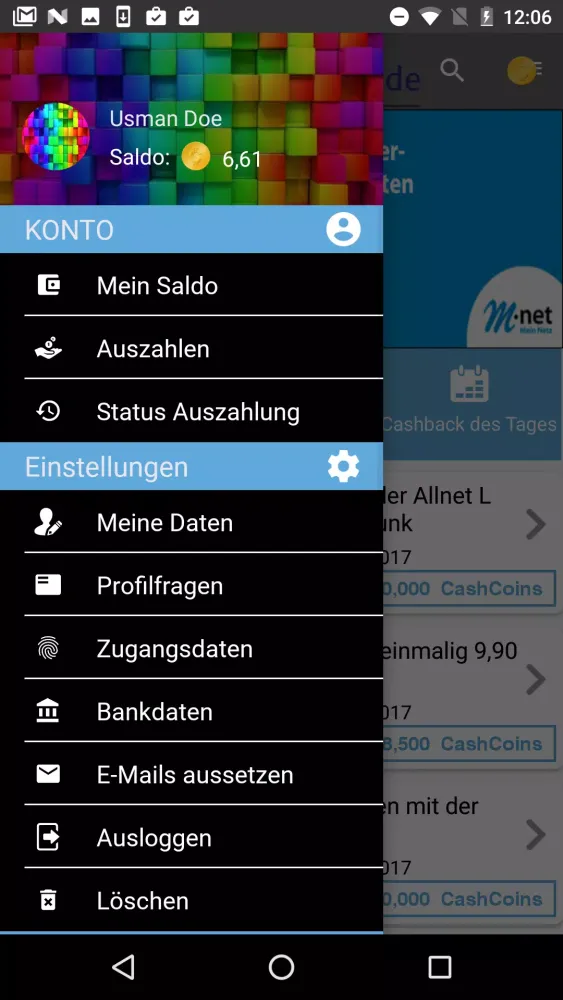MeinungsClub.de Screenshots