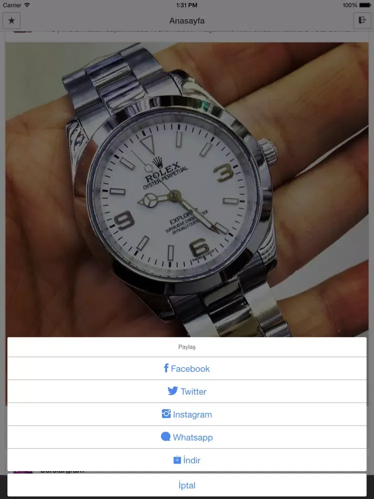 Zrzuty ekranu ReShare iPad