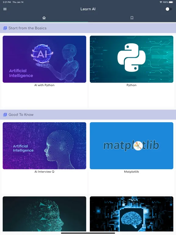 Learn Artificial Intelligence iPad 应用截图