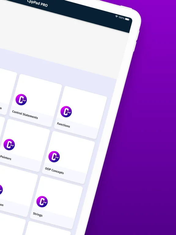 Learn C++ With Compiler Easily iPad स्क्रीनशॉट