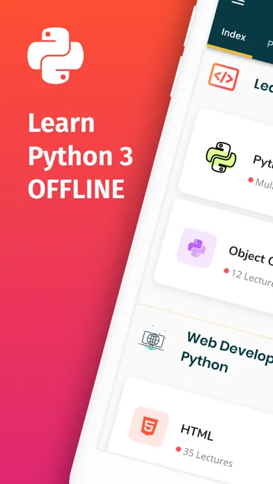 Learn Python Coding Offline 스크린샷