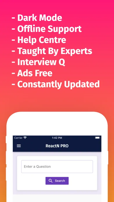 Tangkapan skrin Learn React Native Now Offline