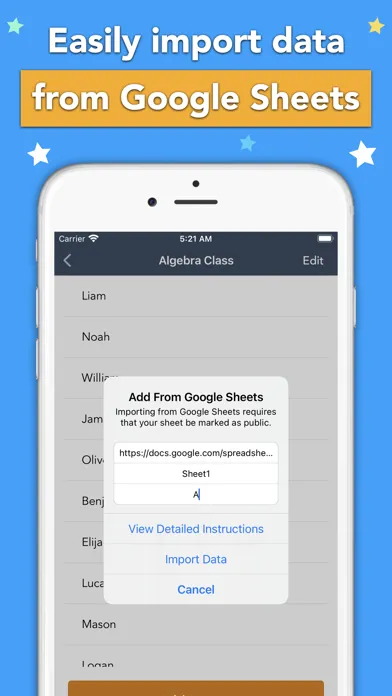 ภาพหน้าจอของ Random Name Picker Tools