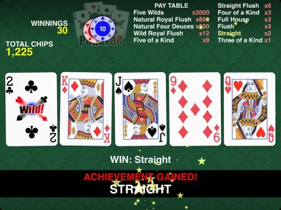 Poker 88 - Deuces Wild iPad  스크린샷