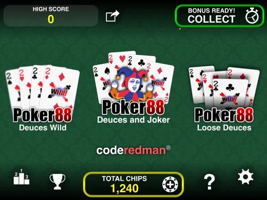 Poker 88 - Deuces Wild iPad  스크린샷