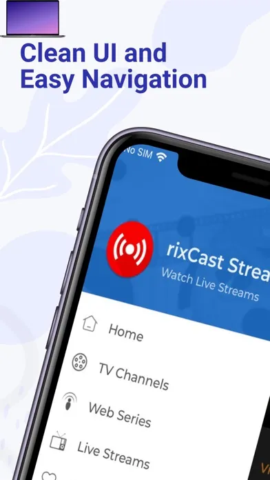 rixCast Streaming Screenshots