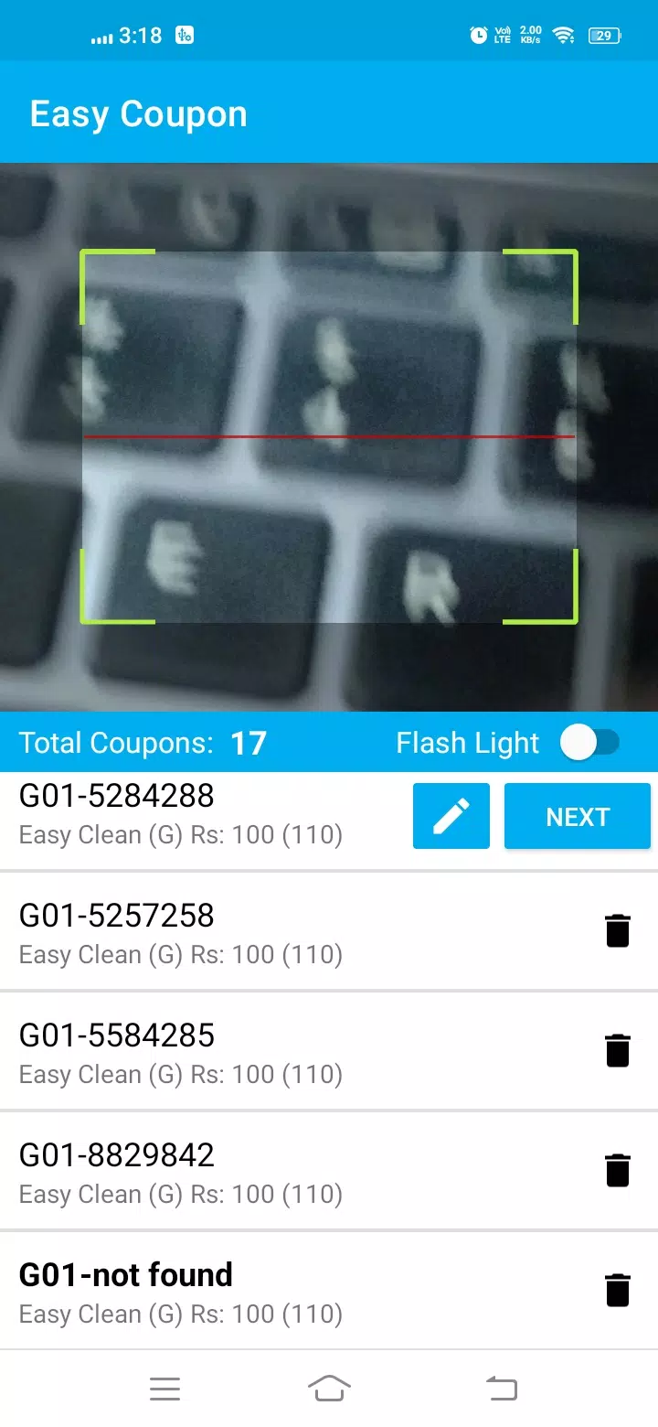 Token scanner for berger paint應用截圖