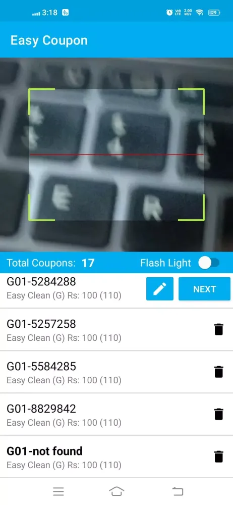 Token scanner for berger paint應用截圖