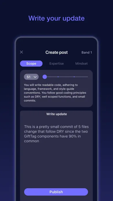 Screenshot di Career Stepper