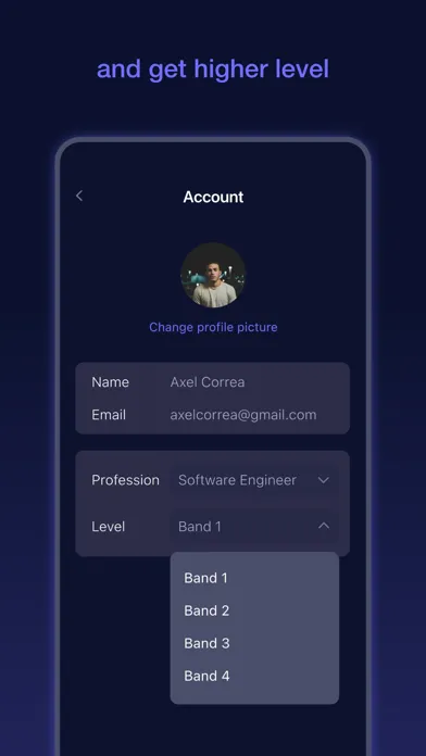 Screenshot di Career Stepper