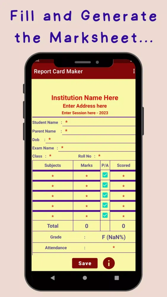 Report Card Maker应用截图
