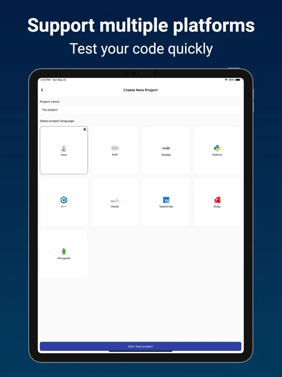 Tangkapan layar Code Runner - Compile IDE Code iPad