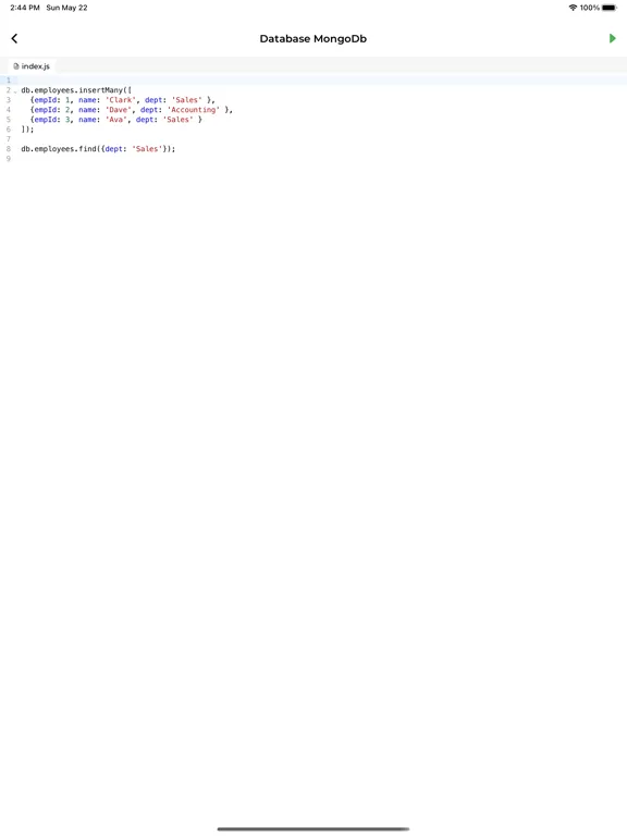Tangkapan layar Code Runner - Compile IDE Code iPad
