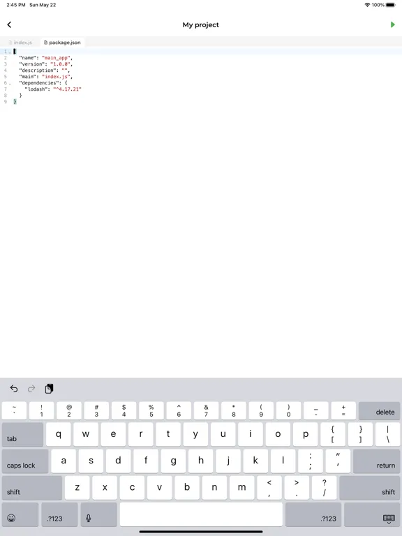 Tangkapan layar Code Runner - Compile IDE Code iPad