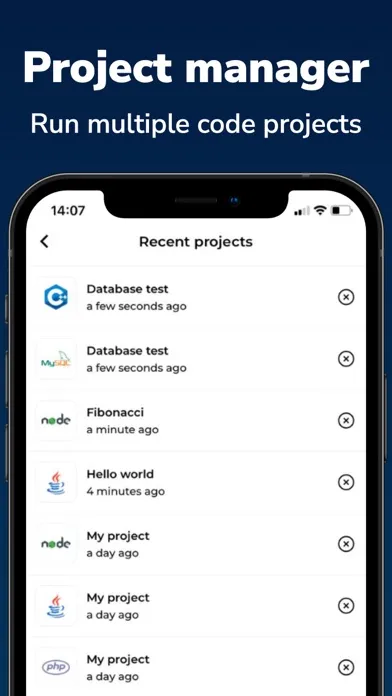 Tangkapan layar Code Runner - Compile IDE Code