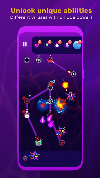 Tangkapan layar Virus Defeat - A Strategy Game