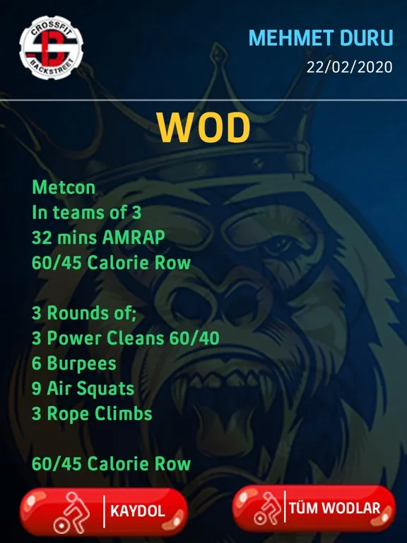 Crossfit Backstreet Oran iPad  স্ক্রিনশট