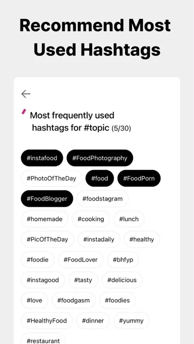 Hashtag Paste - TagBook স্ক্রিনশট