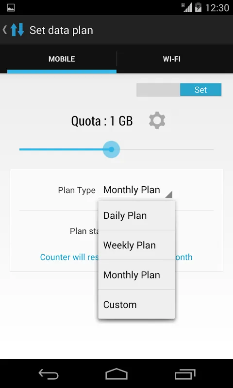 DashClock Data Usage Extension স্ক্রিনশট