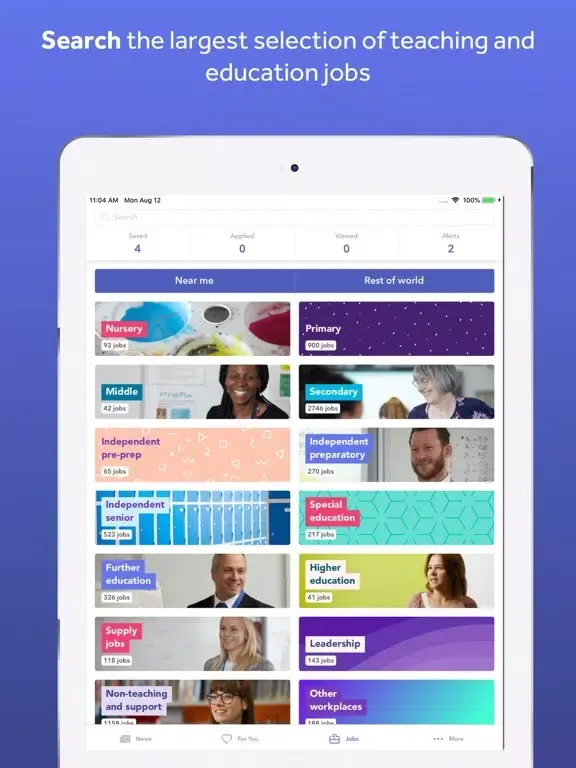 Screenshot di Tes for Teachers iPad 