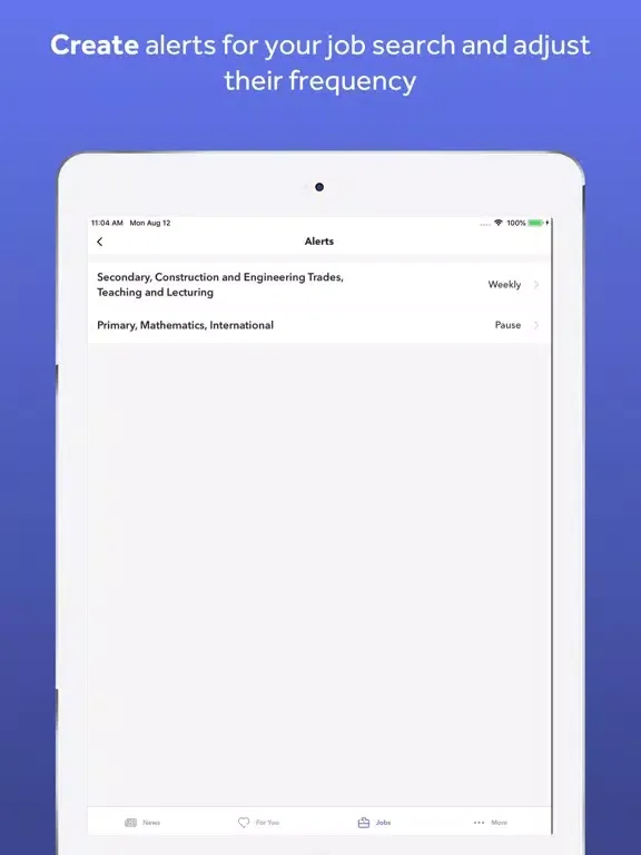 Screenshot di Tes for Teachers iPad 