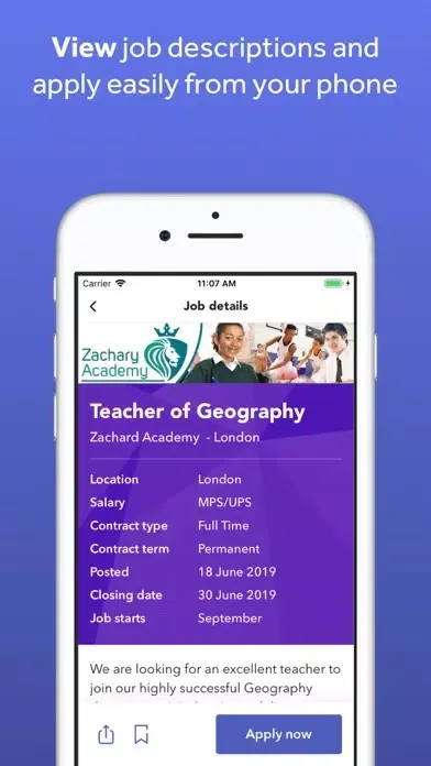 Screenshot di Tes for Teachers