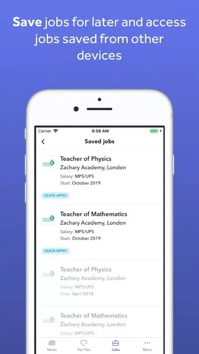 Screenshot di Tes for Teachers