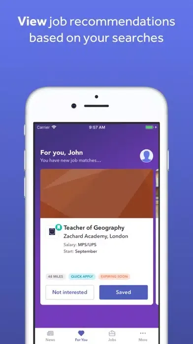 Screenshot di Tes for Teachers