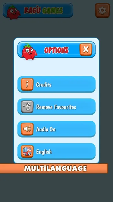 Capturas de tela do Ragù Games