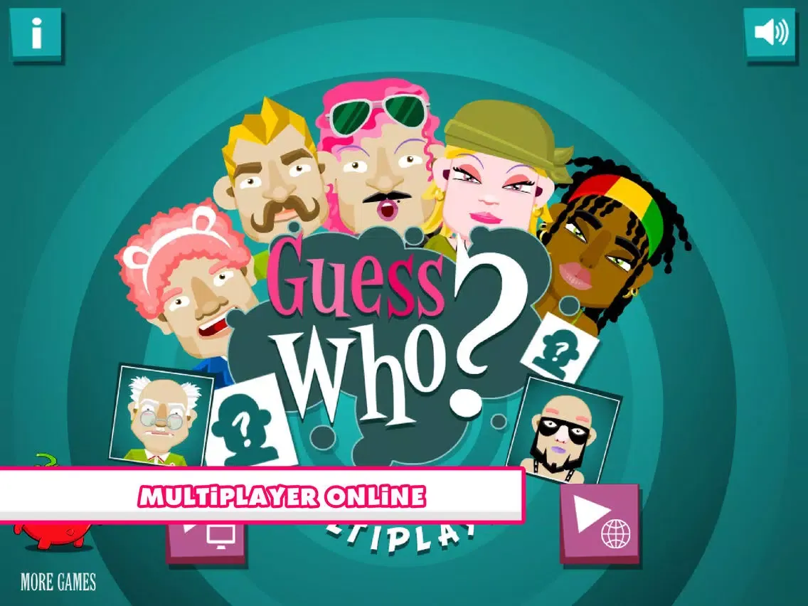 ภาพหน้าจอของ Guess Who Multiplayer iPad