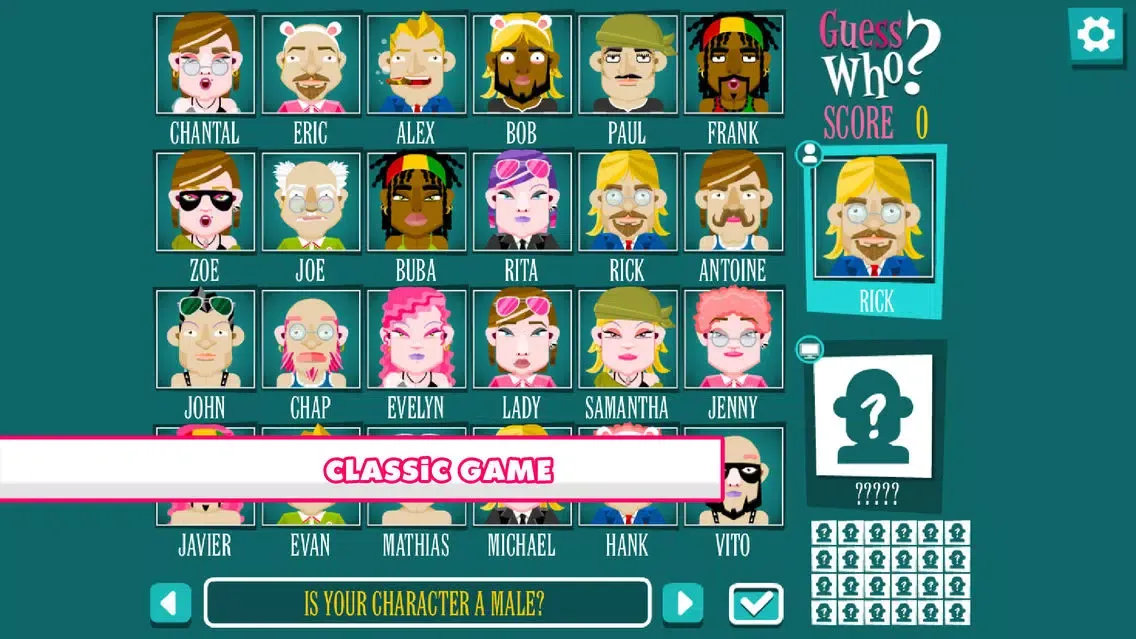 ภาพหน้าจอของ Guess Who Multiplayer