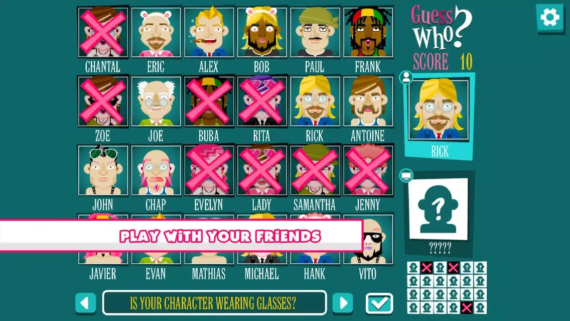 ภาพหน้าจอของ Guess Who Multiplayer
