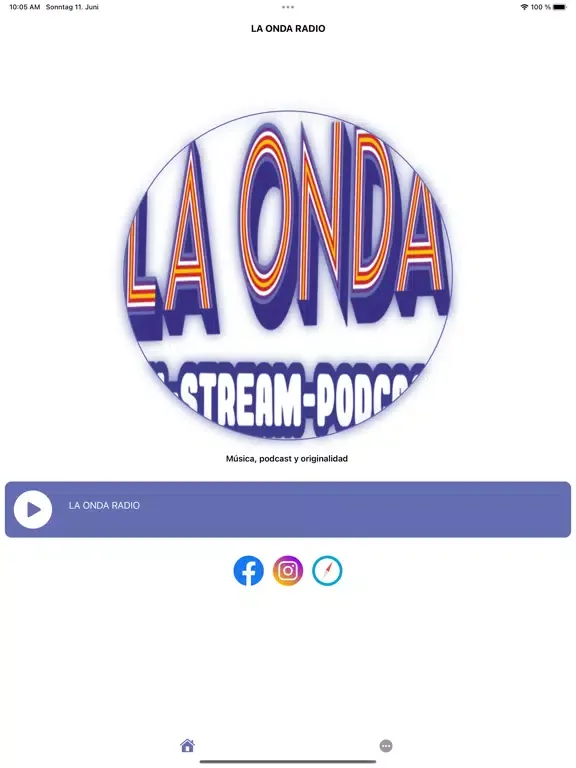 Zrzuty ekranu La Onda Radio iPad 