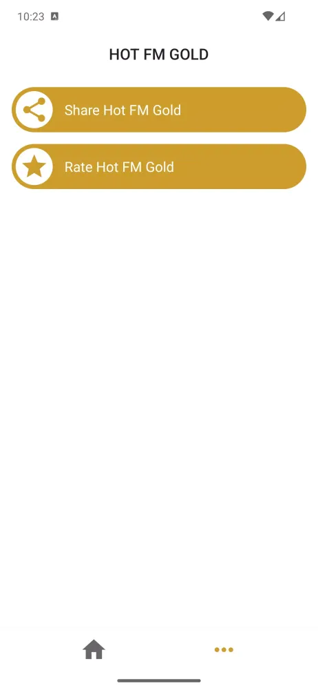 Screenshot di Hot FM Gold