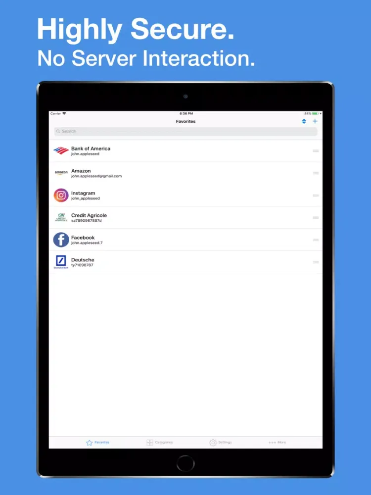 صور iPassword by Codewit iPad