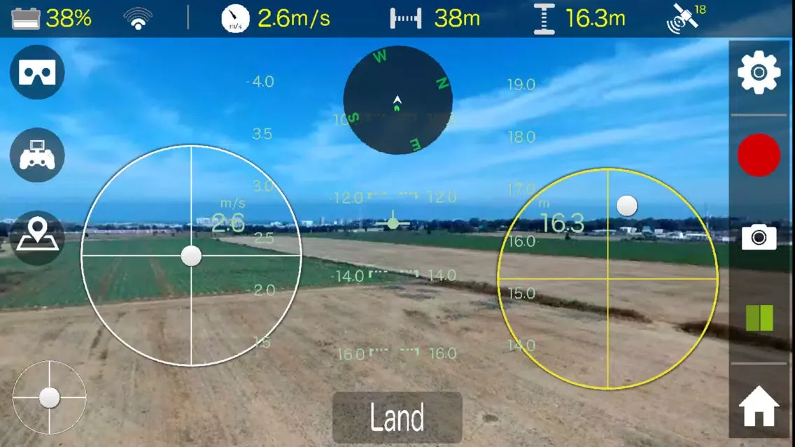 Drones Controller Bebop 스크린샷