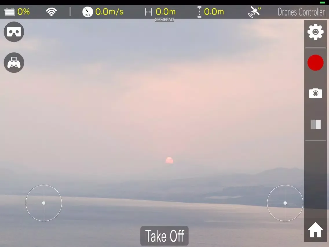 Tangkapan skrin Drones-Controller Remote iPad
