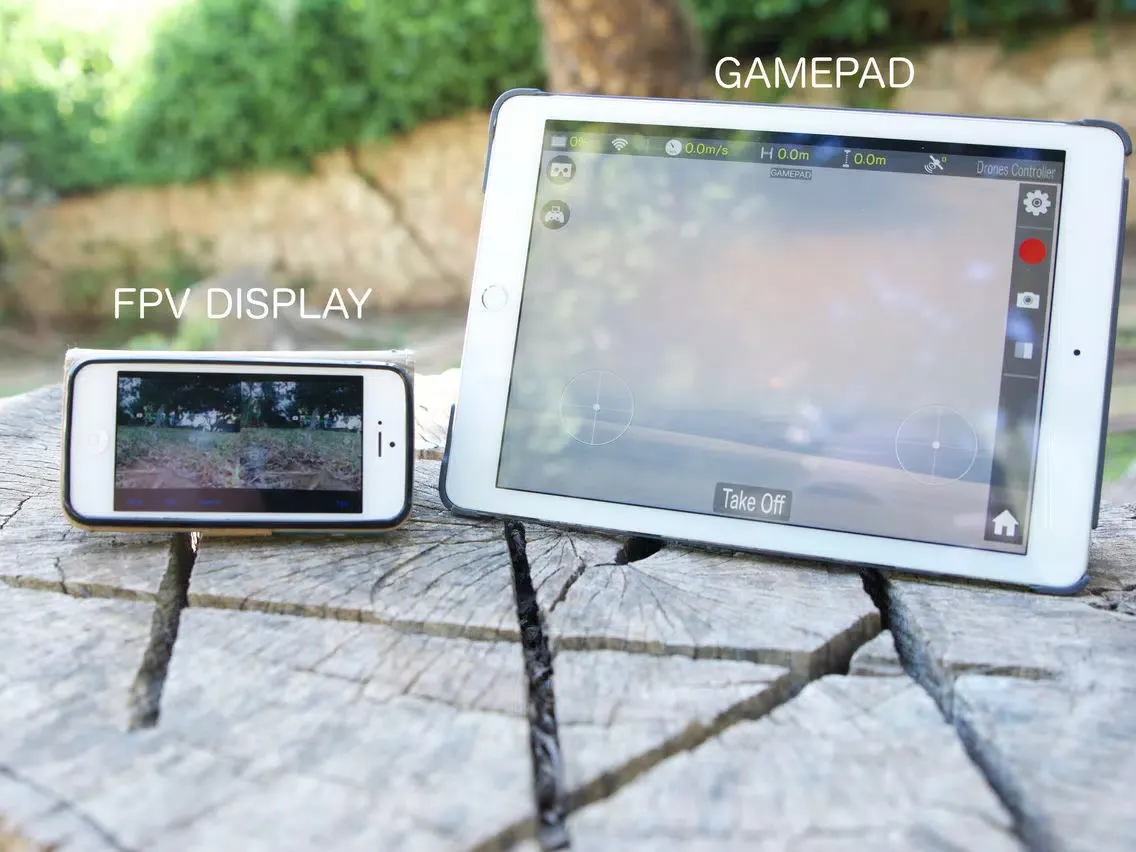 Tangkapan skrin Drones-Controller Remote iPad