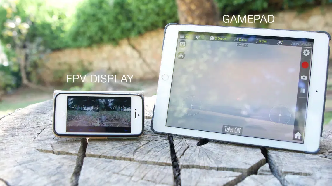 Tangkapan skrin Drones-Controller Remote
