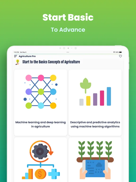 Learn Agriculture Pro iPad  Screenshots
